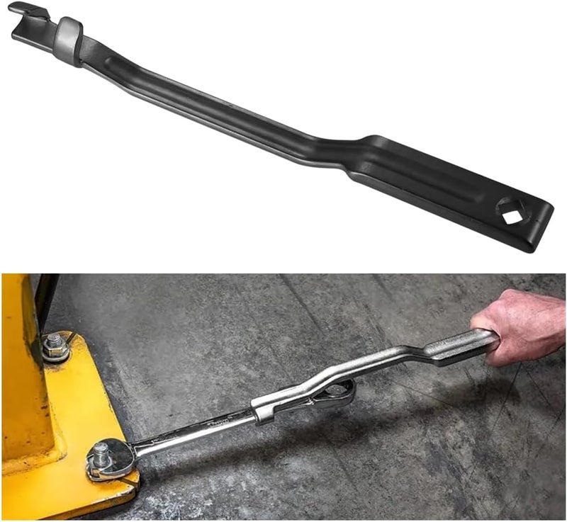 Mandark Car Wrench Extender Tool Bar, Ultra Long Vehicle Drive Torgue Extender with 1/2" Square Hole, Auto Wrench Extension Leverage Tool Accessories, Universal for SUV, Sedan, Truck (Black) - Image 1